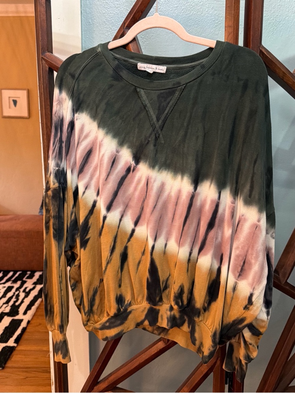 Young, Fabulous, & Broke Tie-Dye Crewneck